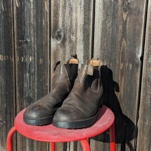 Newly soled Blundstones